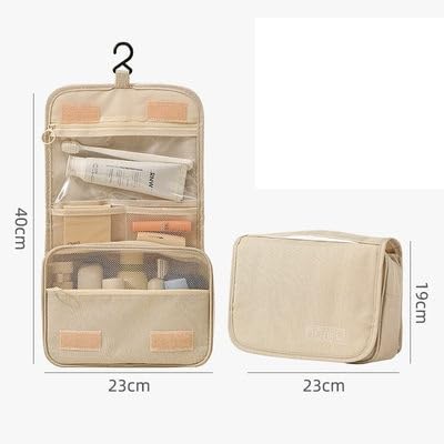 Classier Hanging Toiletry Bag for Travel, Large Capacity, 23x19cm - Image 2