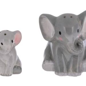 perfectly shaped salt & pepper shaker sets (stacking salt & pepper shakers elephant (8.3 cm))