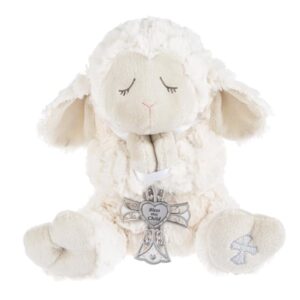 christian ceremony special occasion gift christening baptism birthday gift crib decor (baptism creamy)