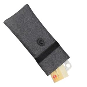 faraday bag for key fobs, phones & wallets, 22.5 x 9.5 cm