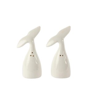 whale tail ceramic salt and pepper shakers set of 2