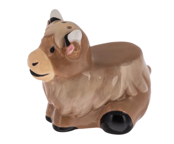 perfectly shaped salt & pepper shaker sets (stacking salt & pepper shakers highland cow (8.3cm)) perfectly shaped salt & pepper shaker sets (stacking salt & pepper shakers highland cow (8.3cm))