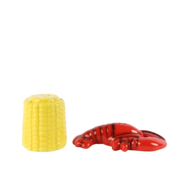 lobster boil ceramic salt & pepper shakers with hand painted details