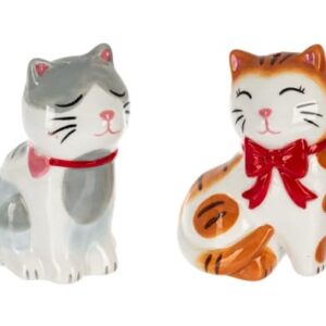 perfectly shaped salt & pepper shaker sets (cat salt & pepper shakers (8.5cm))