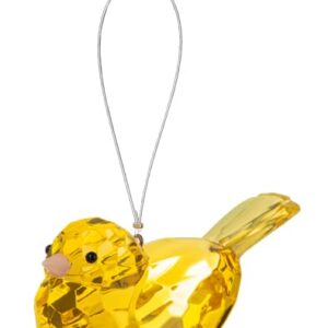 ganz crystal expressions canary bird ornament, yellow crystal decorative hanging ornament