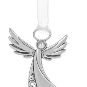 ganz grandmother you are so very loved hanging ornament, 3.25 inch height, silver, zinc, polypropylene, glass