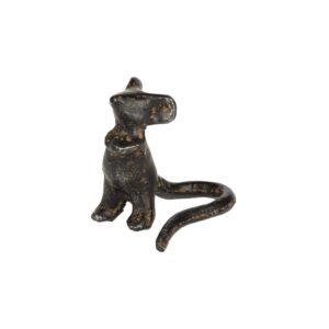 ganz cb174160 tiny mouse figurine, 2 in height, cast iron, black