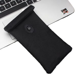 faraday bag for key fobs, phones & wallets, 22.5 x 9.5 cm