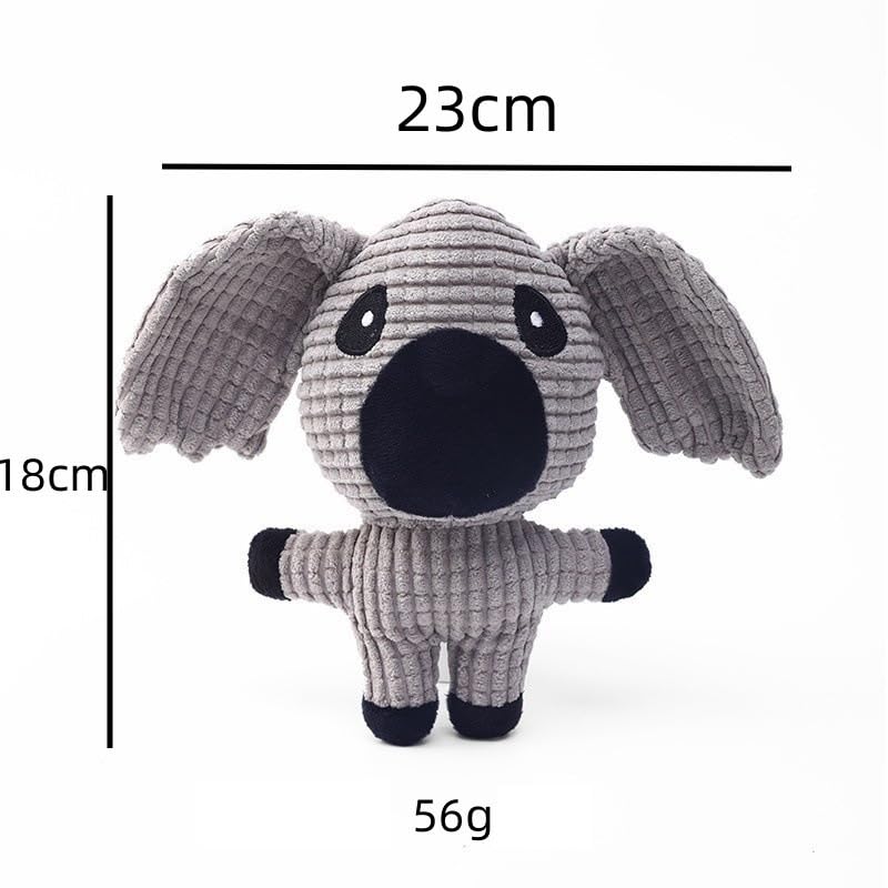 Cartoon Animal Plush Toy for Dogs and Cats, Koala - Image 2