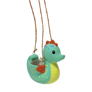 nautical themed hanging planters crafted by streamline imagined, seahorse