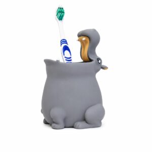 winkee animal toothbrush holder | practical, hygienic & versatile | individual toothbrush holder for children | toothbrush holder no drilling | gift for birthday, christmas