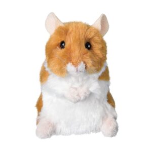 brushy hamster from douglas great as a gift perfect room décor item 5 inches tall (13 cm)