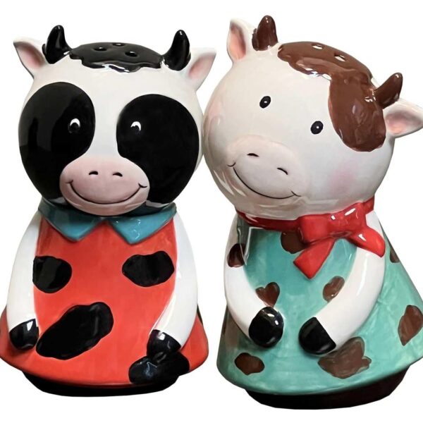 Exquisite Novelty Salt & Pepper Set By Streamline Imagined (S & P Set Udderly Cute)