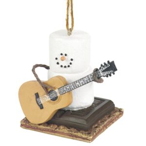 christmas decoration s'mores with guitar christmas/everyday ornament
