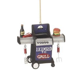 midwest cbk licensed to grill christmas ornament