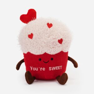 soft beautiful love plush decors by giftcraft (10 inches cupcake)