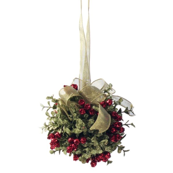 ganz mistletoe door kiss ball (kk16)