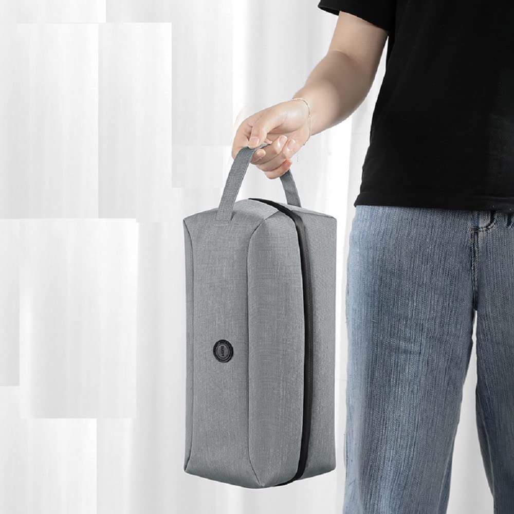 storage travel case bag compatible with dyson airwrap & curling iron, portable hair dryer carrying bag waterproof storage compatible with dyson supersonic styler attachments protection (grey boxy) storage travel case bag compatible with dyson airwrap & curling iron, portable hair dryer carrying bag waterproof storage compatible with dyson supersonic styler attachments protection (grey boxy)