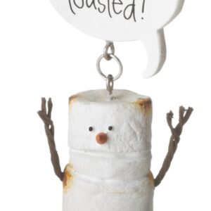smore marshmallow lets get toasted christmas holiday ornament midwest cbk