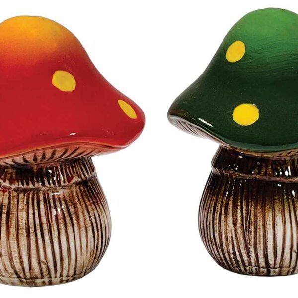 Exquisite Novelty Salt & Pepper Set By Streamline Imagined (S & P Set Woodland Mushroom)