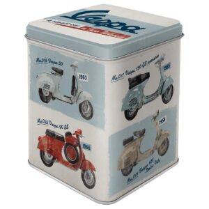 Nostalgic-Art 31305 Vespa Model Chart Tea Container