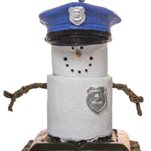 s'mores policeman christmas/ everyday ornament