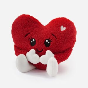 soft beautiful love plush decors by giftcraft (9 inches heart)