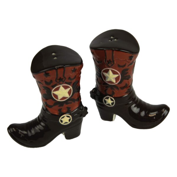 river's edge cowboy boots salt and pepper set