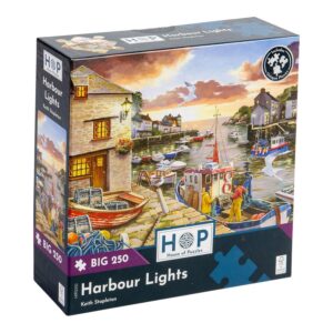 big 250 piece jigsaw puzzle harbour lights "new february 2015"