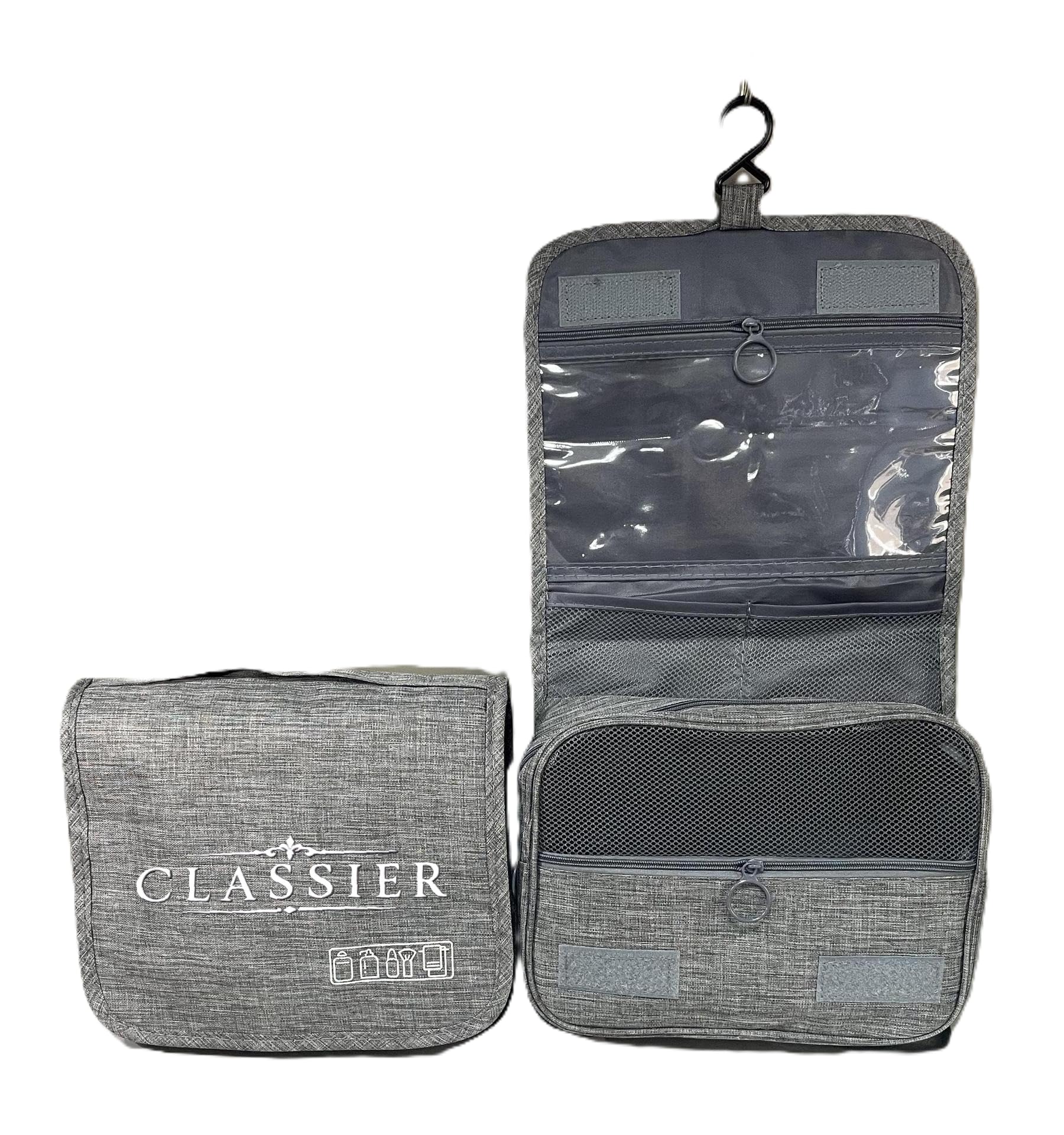 classier hanging toiletry bag for travel, large capacity, 23x19cm classier hanging toiletry bag for travel, large capacity, 23x19cm