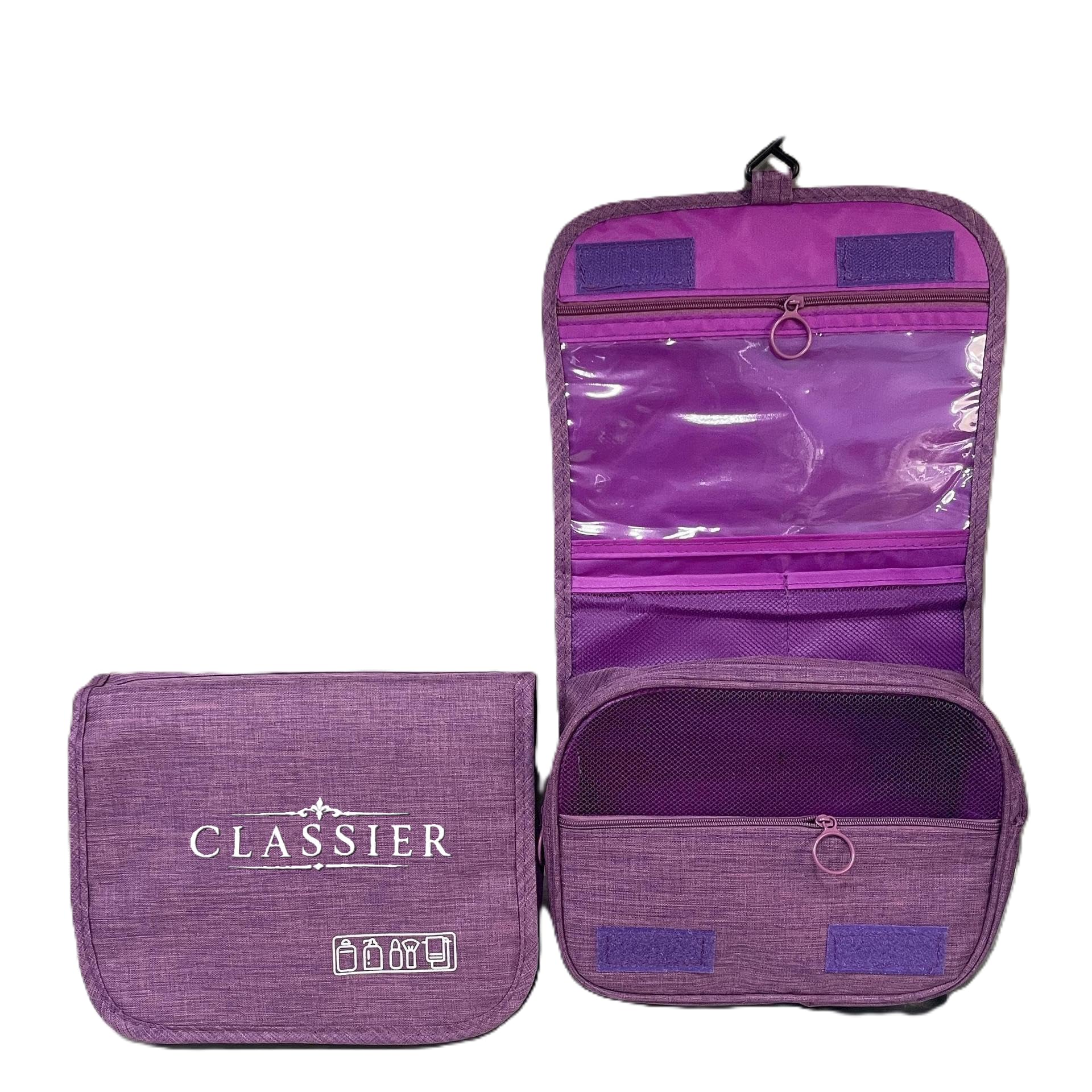 classier hanging toiletry bag for travel, large capacity, 23x19cm classier hanging toiletry bag for travel, large capacity, 23x19cm